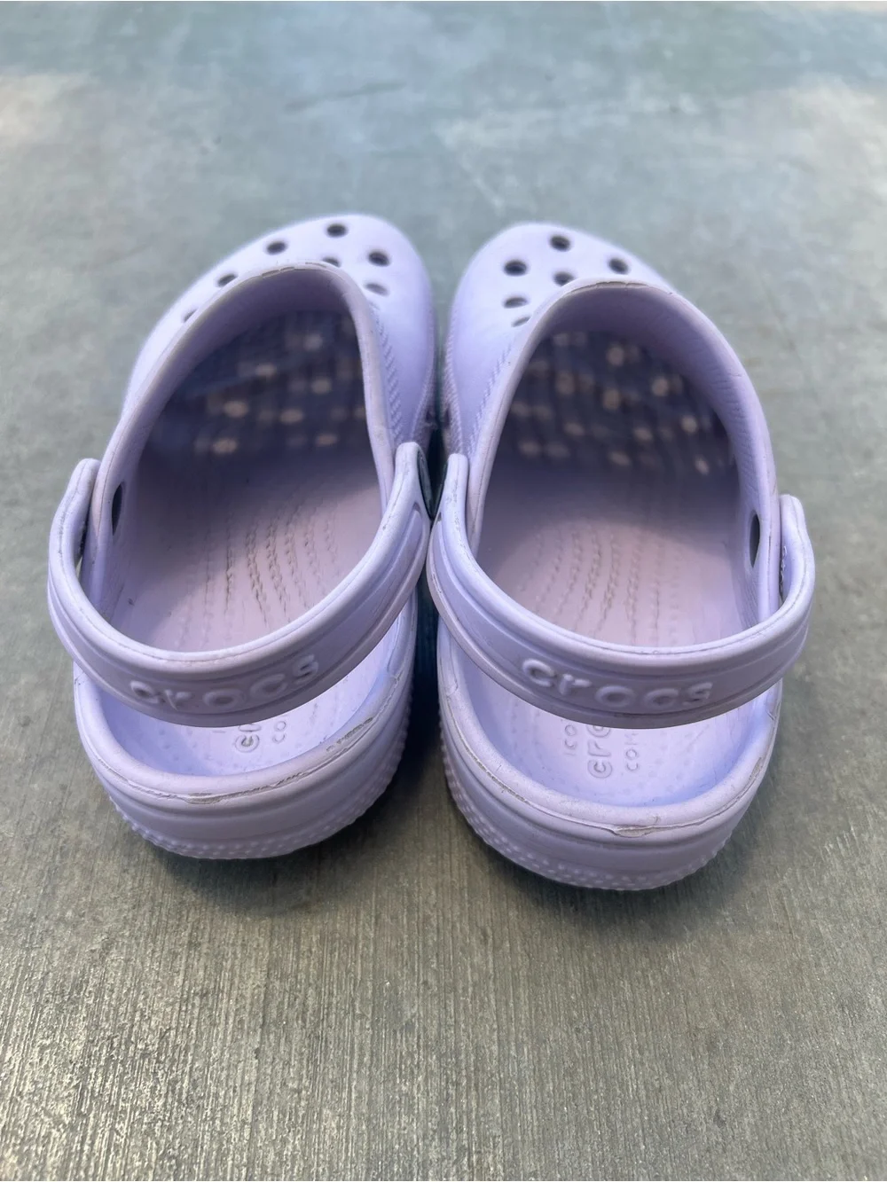 CROCS Kids Lightweight Lavender Slip-On - size 13C
